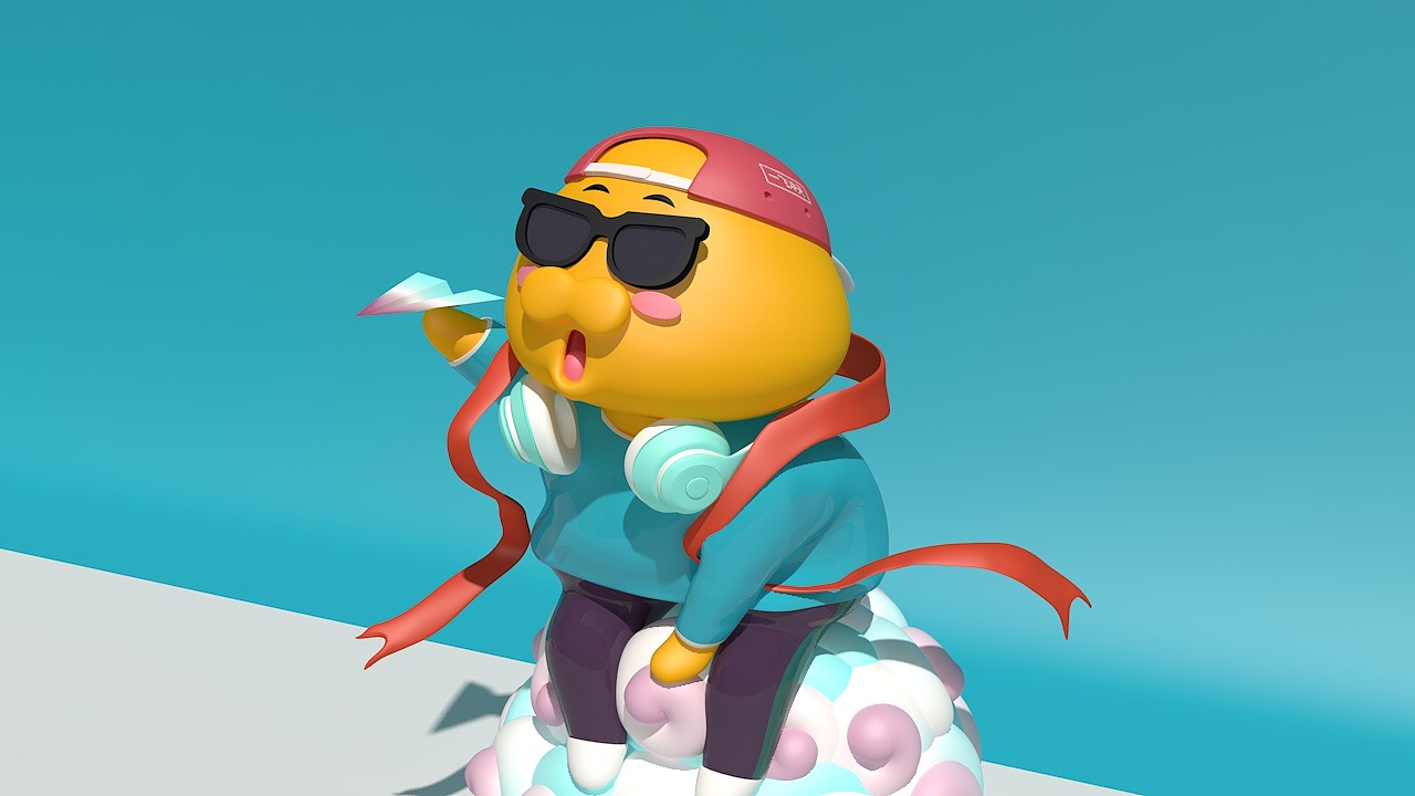 卡通ip建模--小海星|三维|动画/影视|阿军仔 - 原创作品 - 站酷