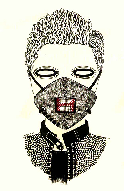 人物头像插画（图ZMjYyNDI4MjA=） - 新锐潮流插画 - 站酷设计师线体作用原创素材 - 站酷ZCOOL