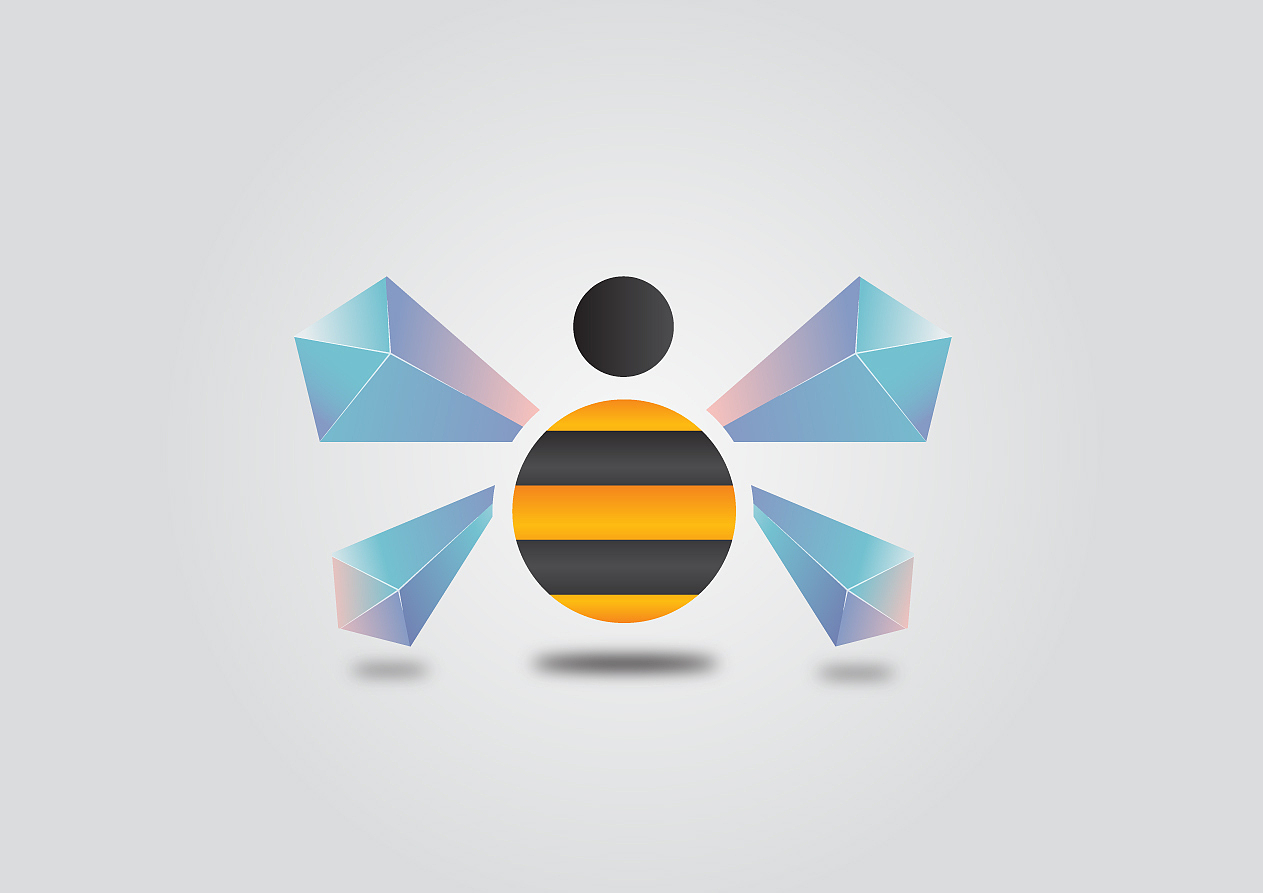 原创logo设计蜂芒毕露