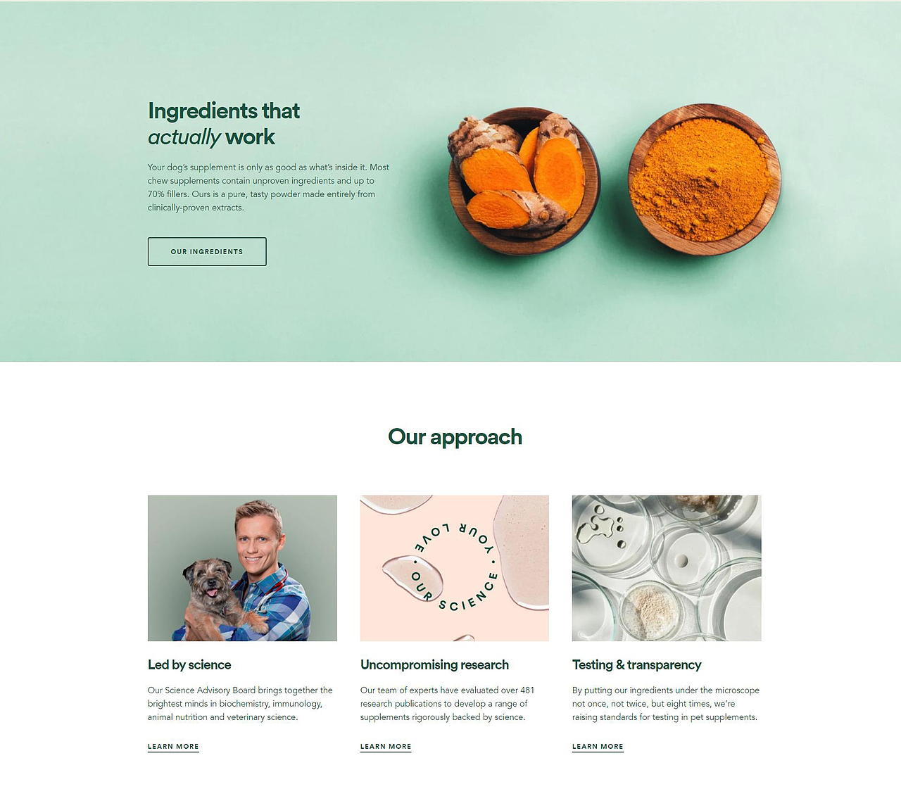 宠物独立站shopify首页店铺装修