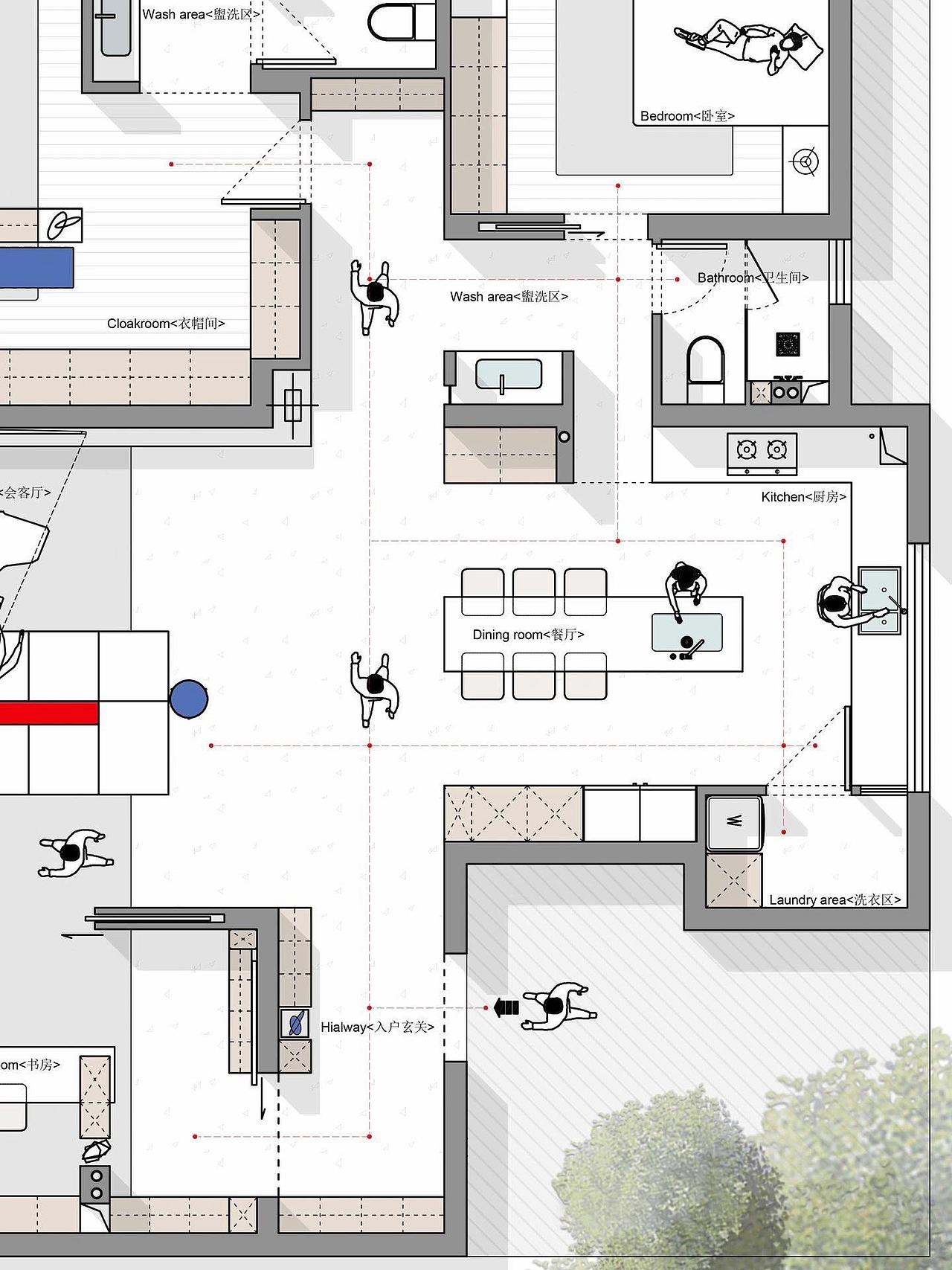 户型优化|好几百平平面方案~