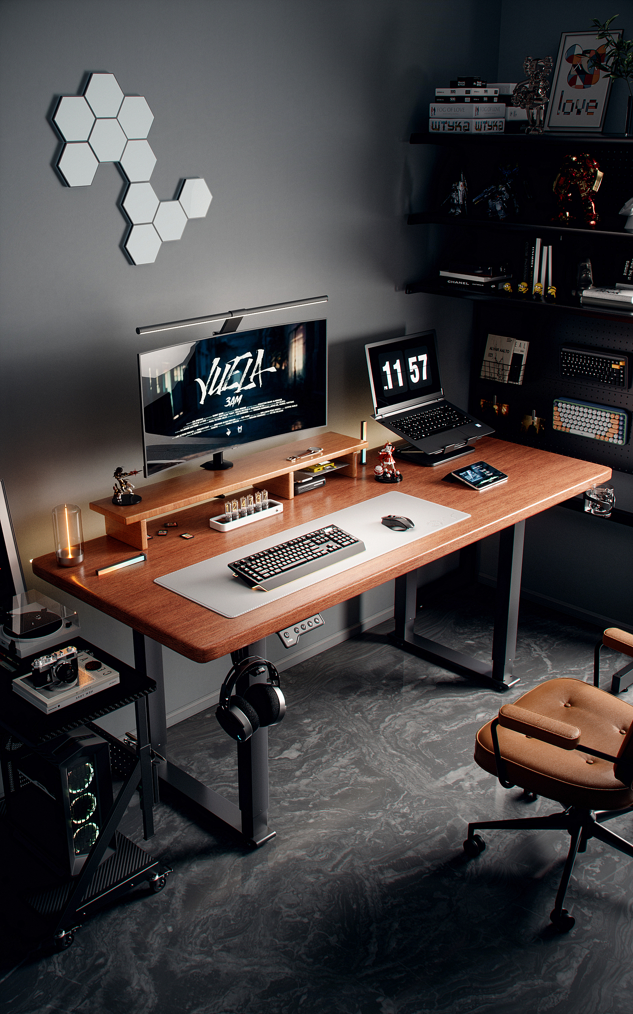 2023工作项目_X-WIN-乘胜—实木升降桌