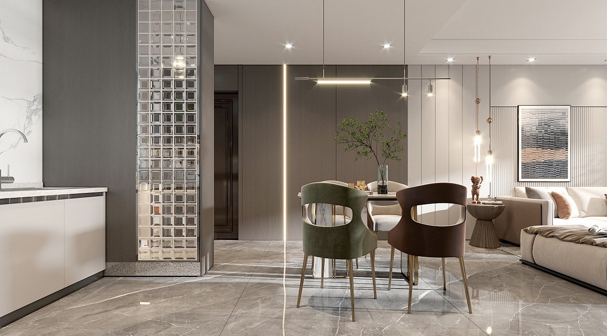 现代轻奢客餐厅设计