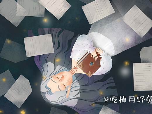 寄给你昨晚的美梦-插画设计（5）（个人主页-ZMjk4MzQzODg=） - 儿童插画 - 站酷设计师吃掉月野兔原创素材 - 站酷ZCOOL