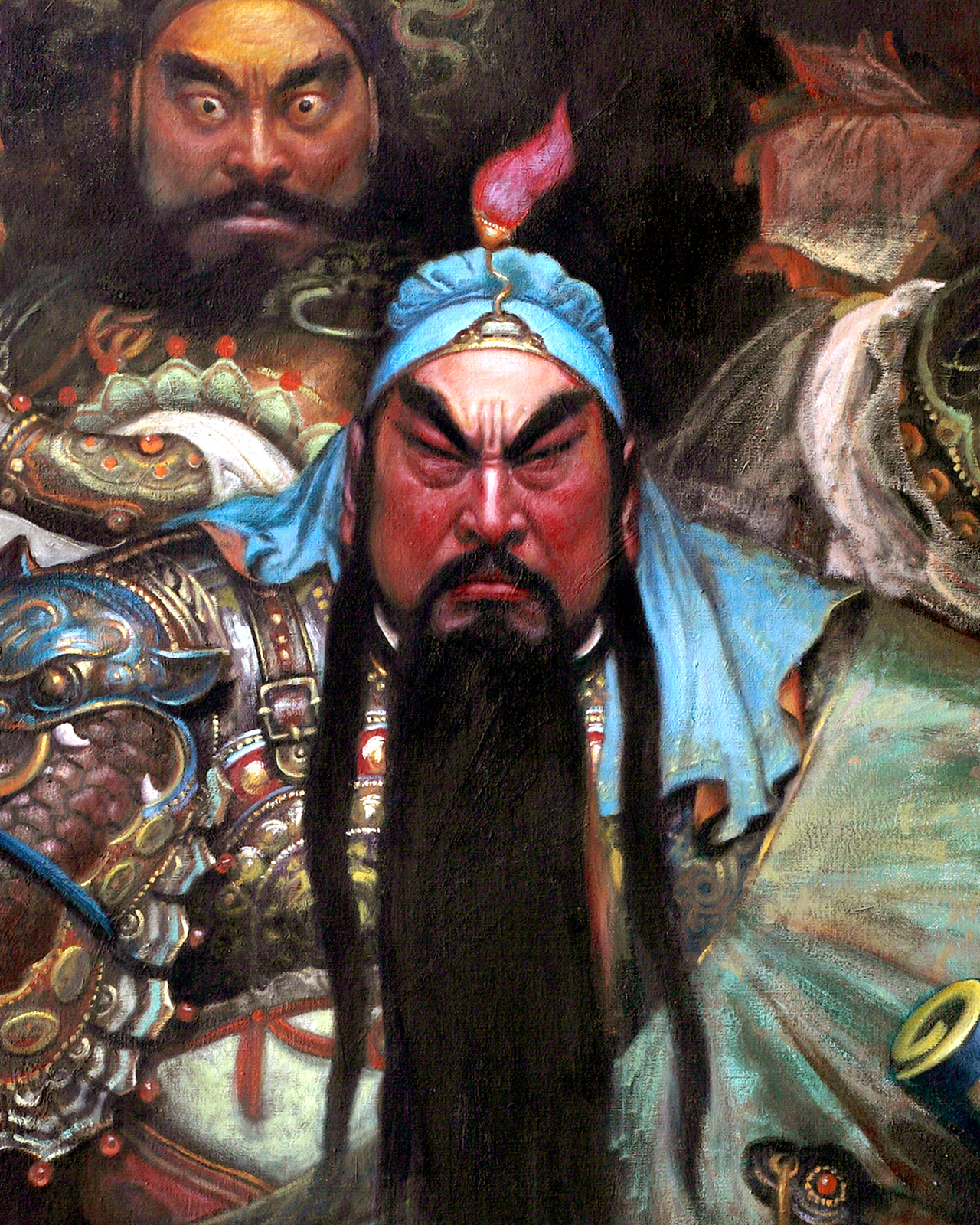 油画作品《武圣》(图ZMTMzODc4MDU2) - 绘画 - 站酷设计师王可伟原创素材 - 站酷ZCOOL
