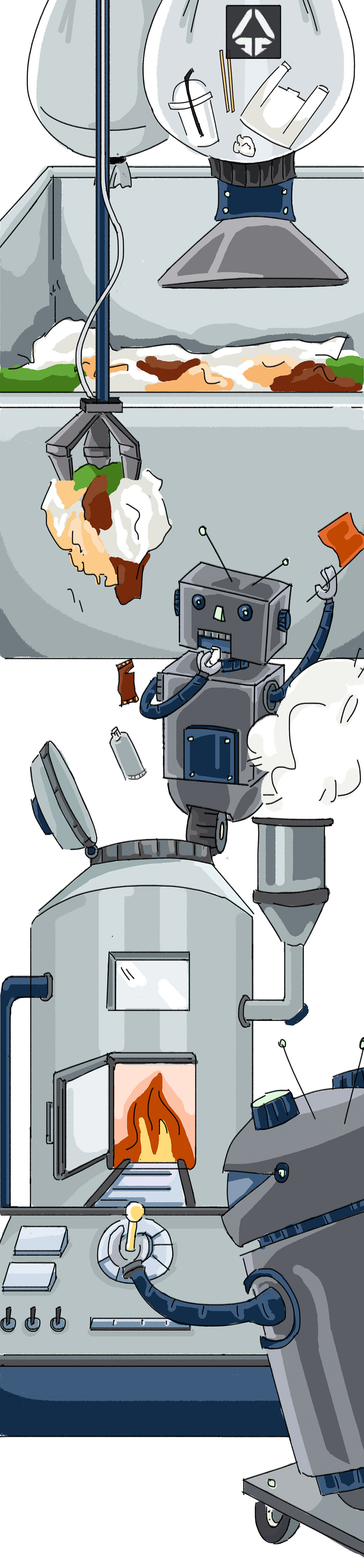 垃圾分类插画新解