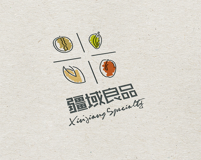 新疆特产电商平台标志logo提案（图ZNDMzMDM3ODg=） - Logo - 站酷设计师樱桃狮子原创素材 - 站酷ZCOOL