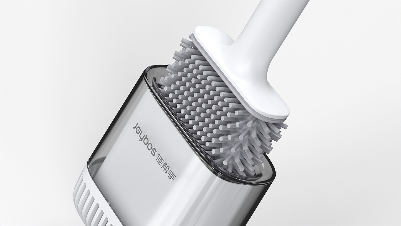 透明壁挂马桶刷