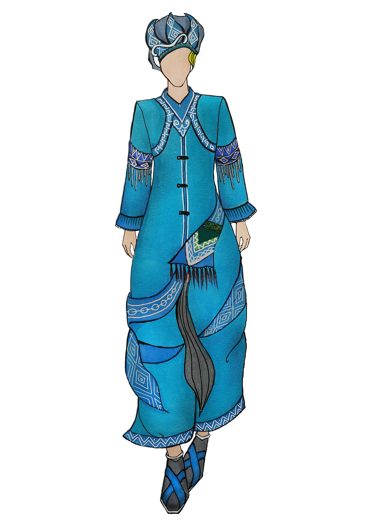 壮族服装|服装|传统/民族服饰|无名小帅 - 原创作品 - 站酷 (zcool)