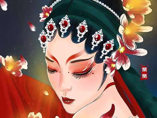 琵琶行-歌女（个人主页-ZNTYyNDYwMjg=） - 创作习作 - 站酷设计师叶子李原创素材 - 站酷ZCOOL