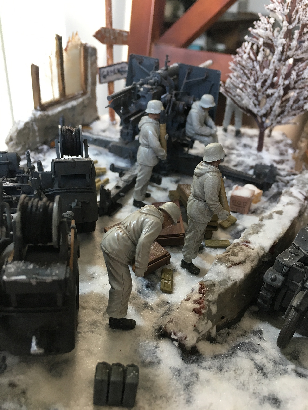 东线战场 — 88炮射击小组（图ZMTAxMjkwNDIw） - 手办/模玩 - 站酷设计师甘股涌泉原创素材 - 站酷ZCOOL