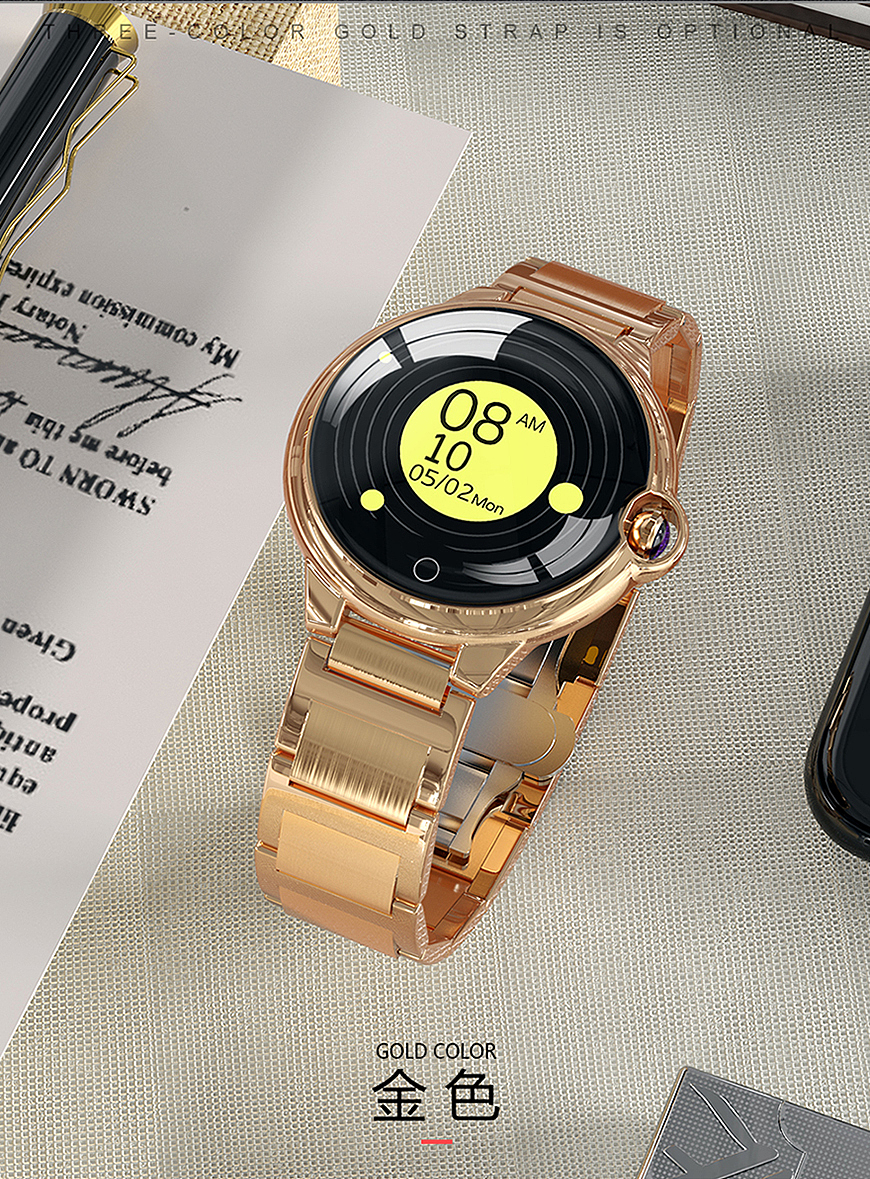 金属手表详情页