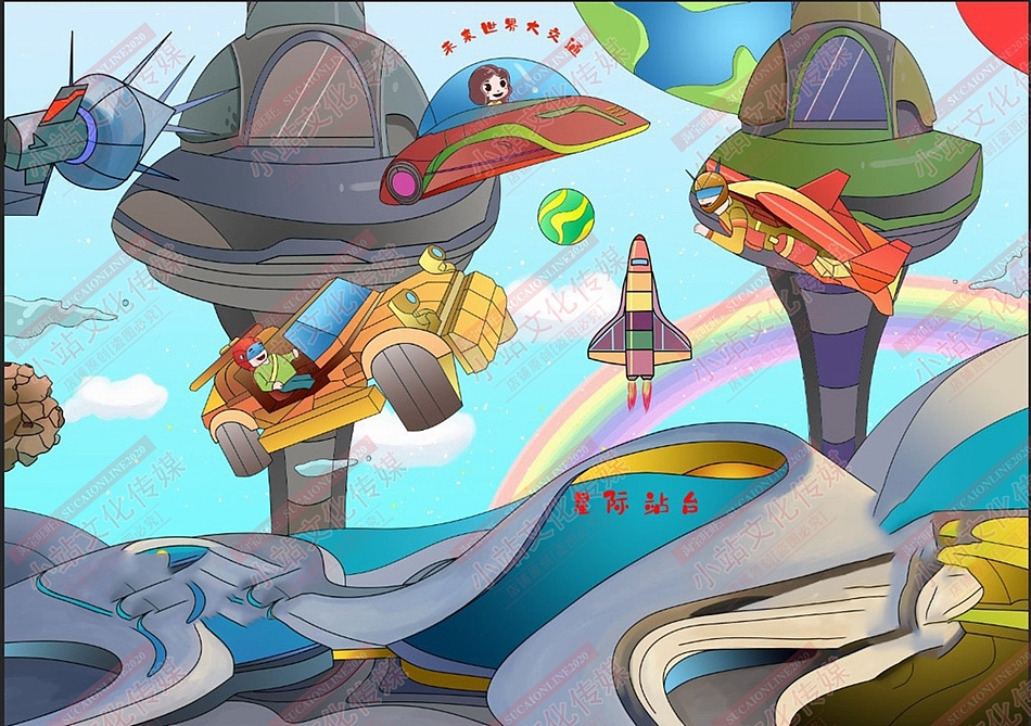 中小学生电脑绘画作品