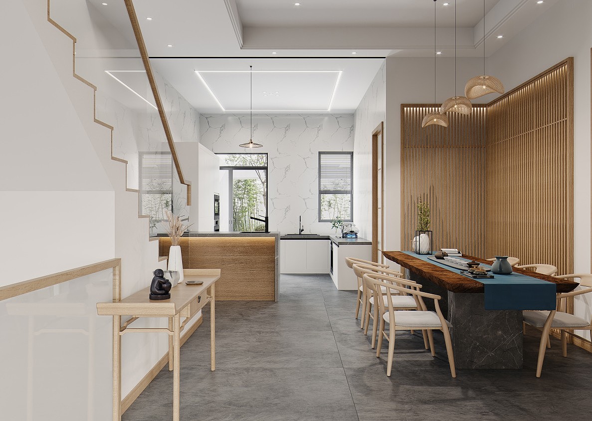 日式客餐厅厨房