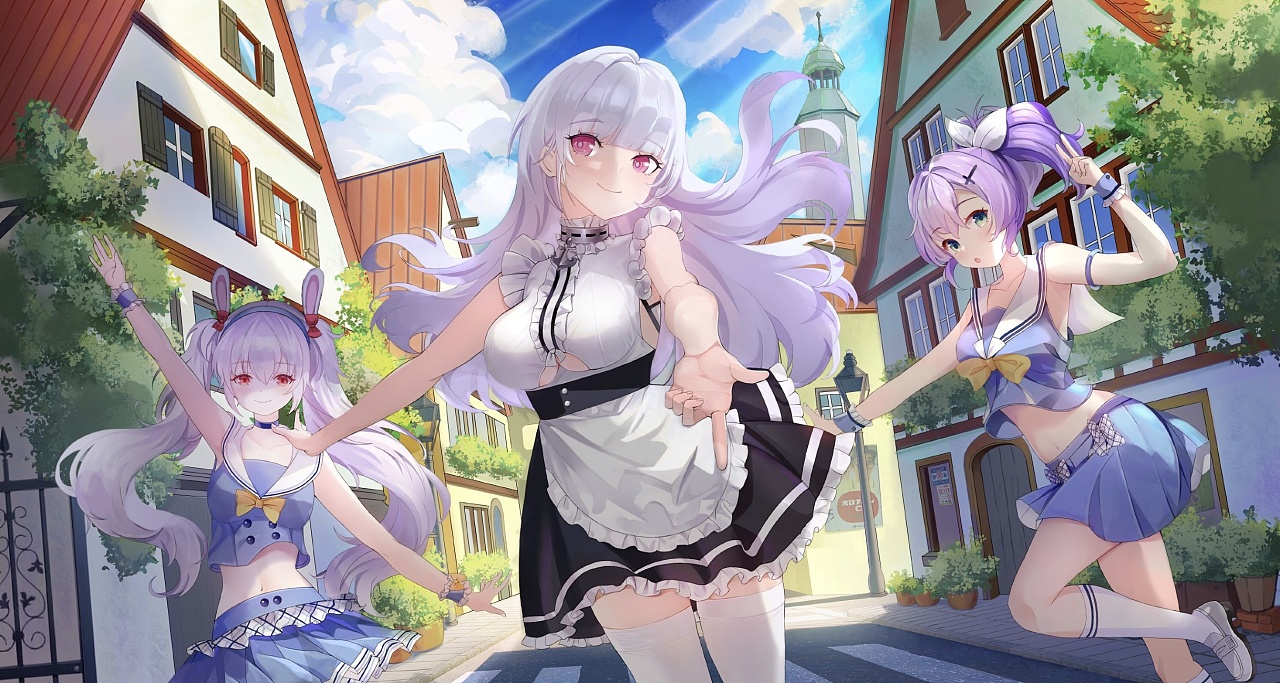 二次元海报|插画|游戏原画|栀子_l - 原创作品 - 站酷 (zcool)