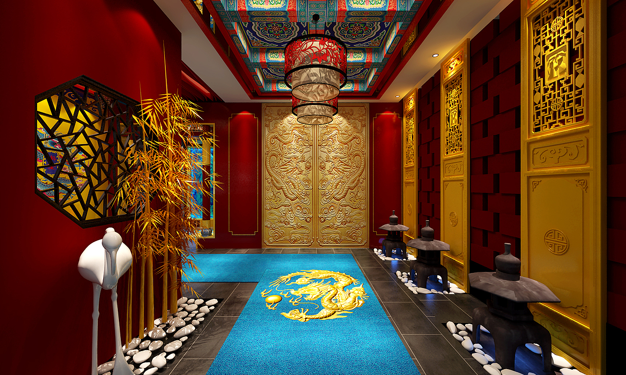 新皇室茶室设计（图ZNDU0MjU4ODA=） - 建筑/空间 - 站酷设计师BILI_DESIGN原创素材 - 站酷ZCOOL