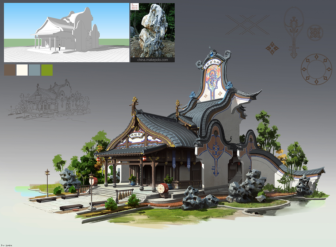 洛克猴(杜震)课范《徽派建筑》