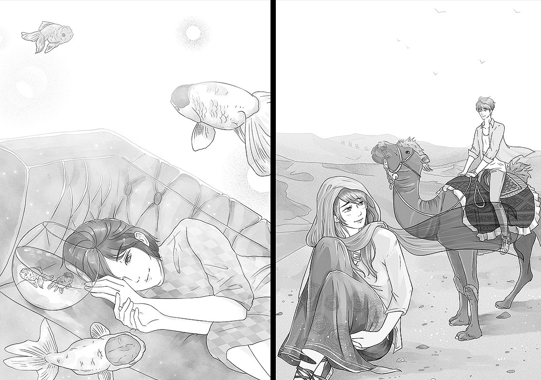 2015-2016  杂志黑白插图整理