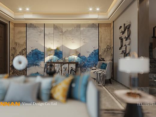 新中式别墅商业图