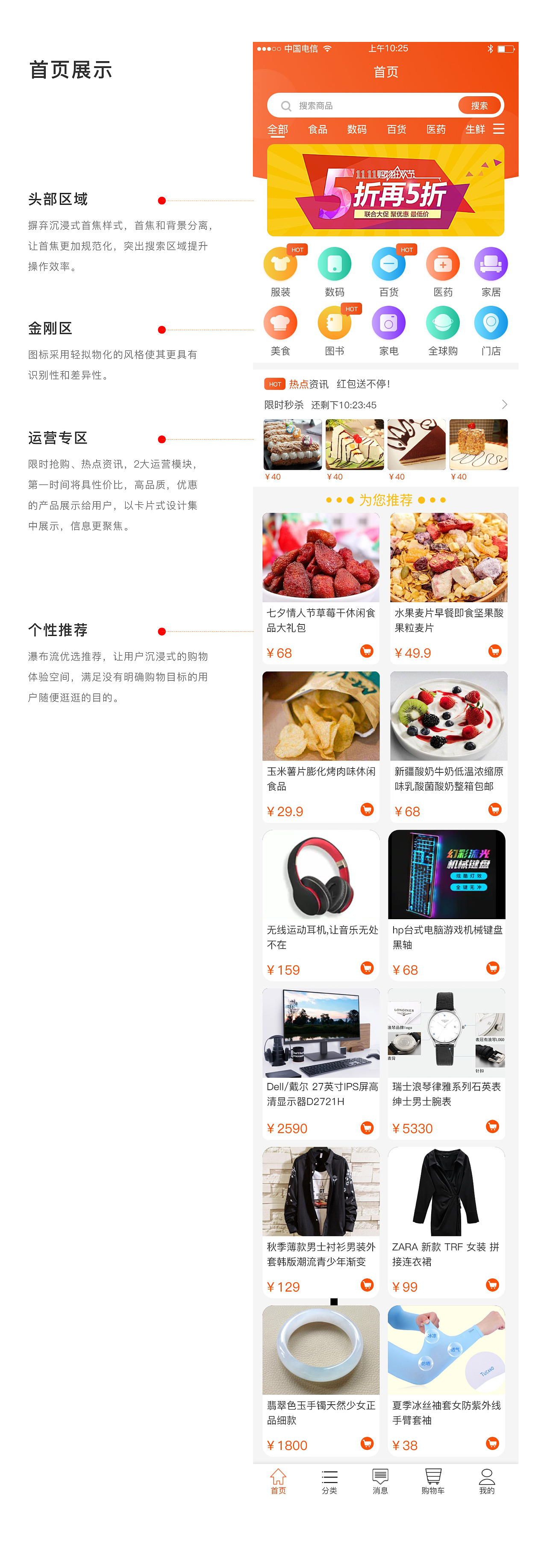 购物APP 电商类APP展示 多淘购物APP UI作品展示（图ZMjI2MDAzNDk2） - APP界面 - 站酷设计师kitzximg原创素材 - 站酷ZCOOL