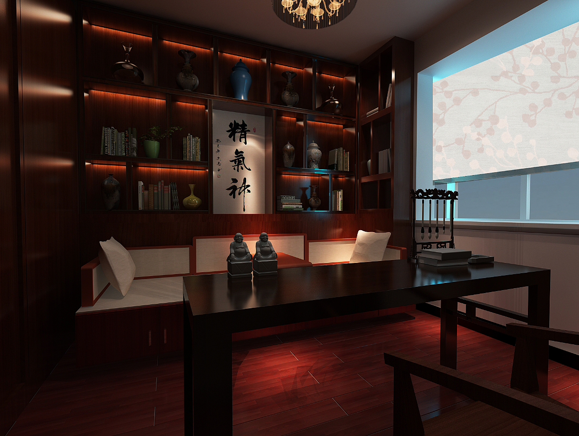 书房（图ZNTg0ODMxNDg=） - 家装设计 - 站酷设计师longzhiwen原创素材 - 站酷ZCOOL