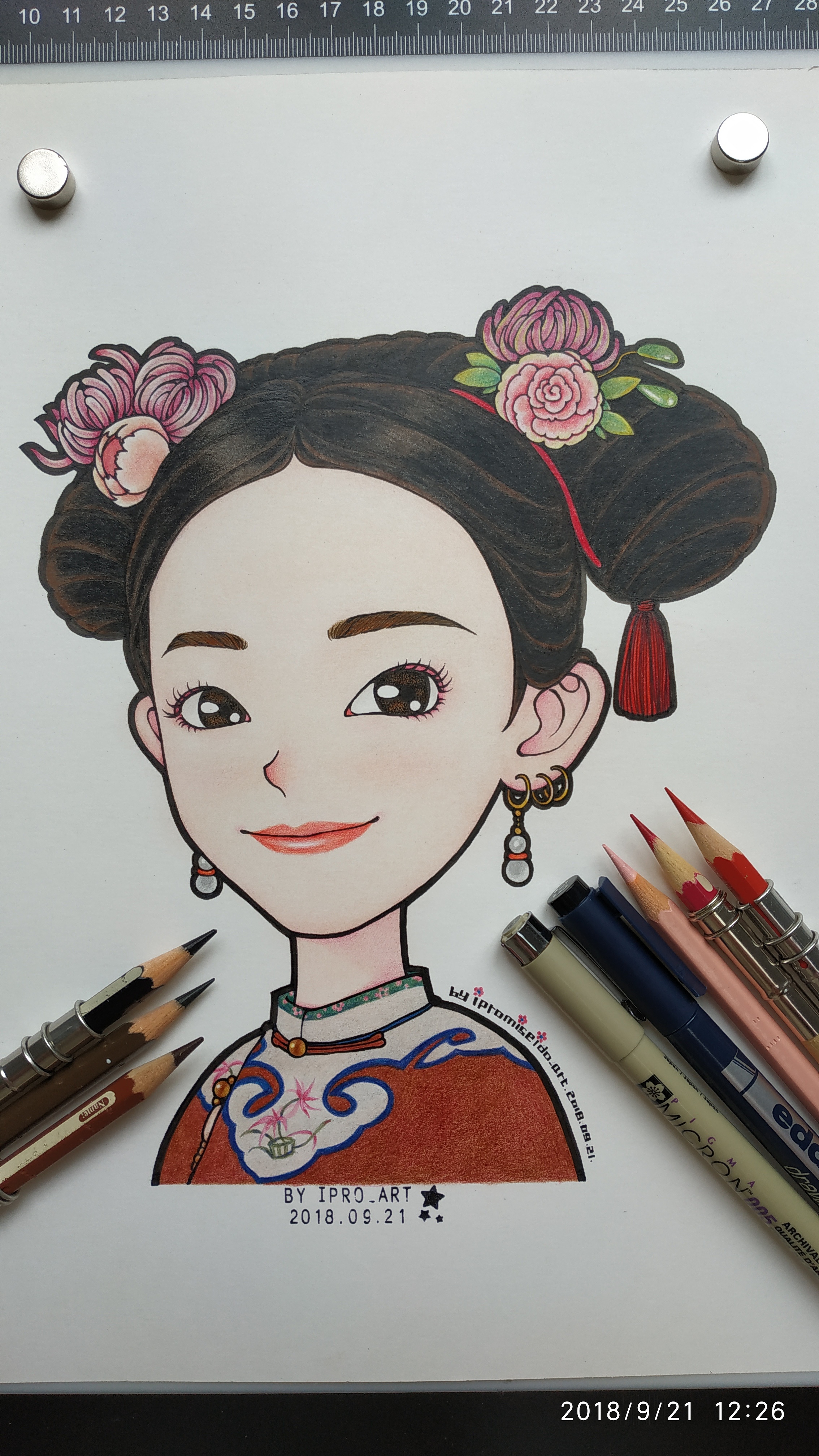 近期三张q版头像(富察皇后,明玉)