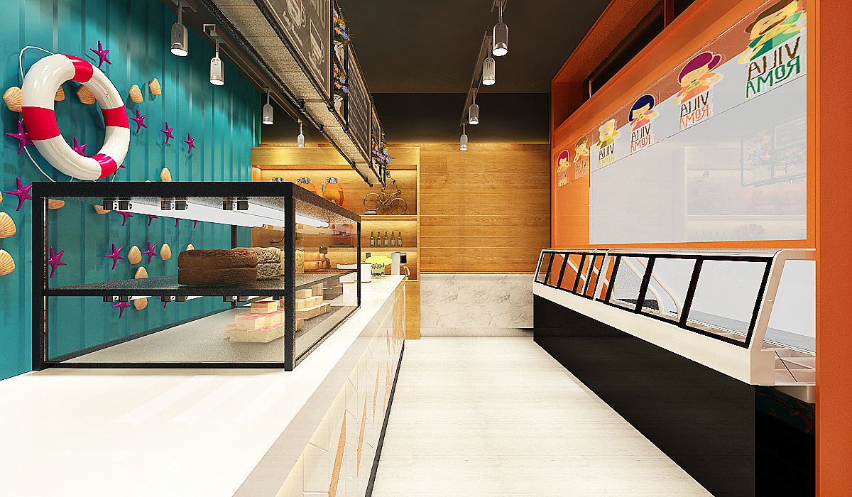 麻辣小海鲜 店面效果图（图ZMTE2MTI2NzEy） - 家装设计 - 站酷设计师星空工作室原创素材 - 站酷ZCOOL