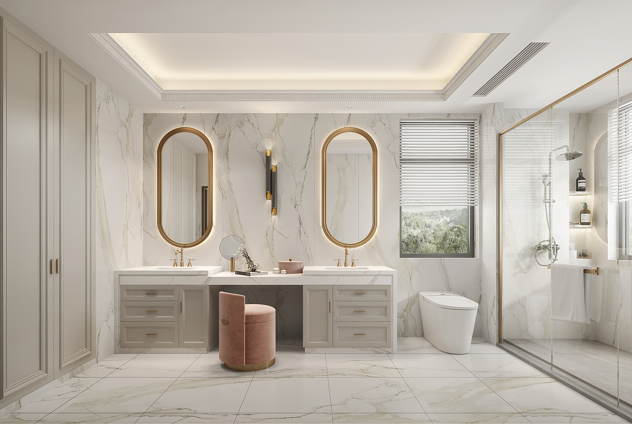 轻奢法式自建别墅（图ZMjMxNDI2NTgw） - 家装设计 - 站酷设计师杭州立亚设计原创素材 - 站酷ZCOOL