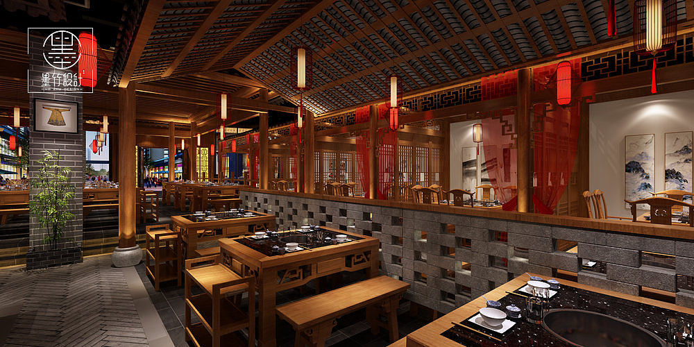 蜀宗签味串串店设计 | 重庆火锅串串店店设计公司