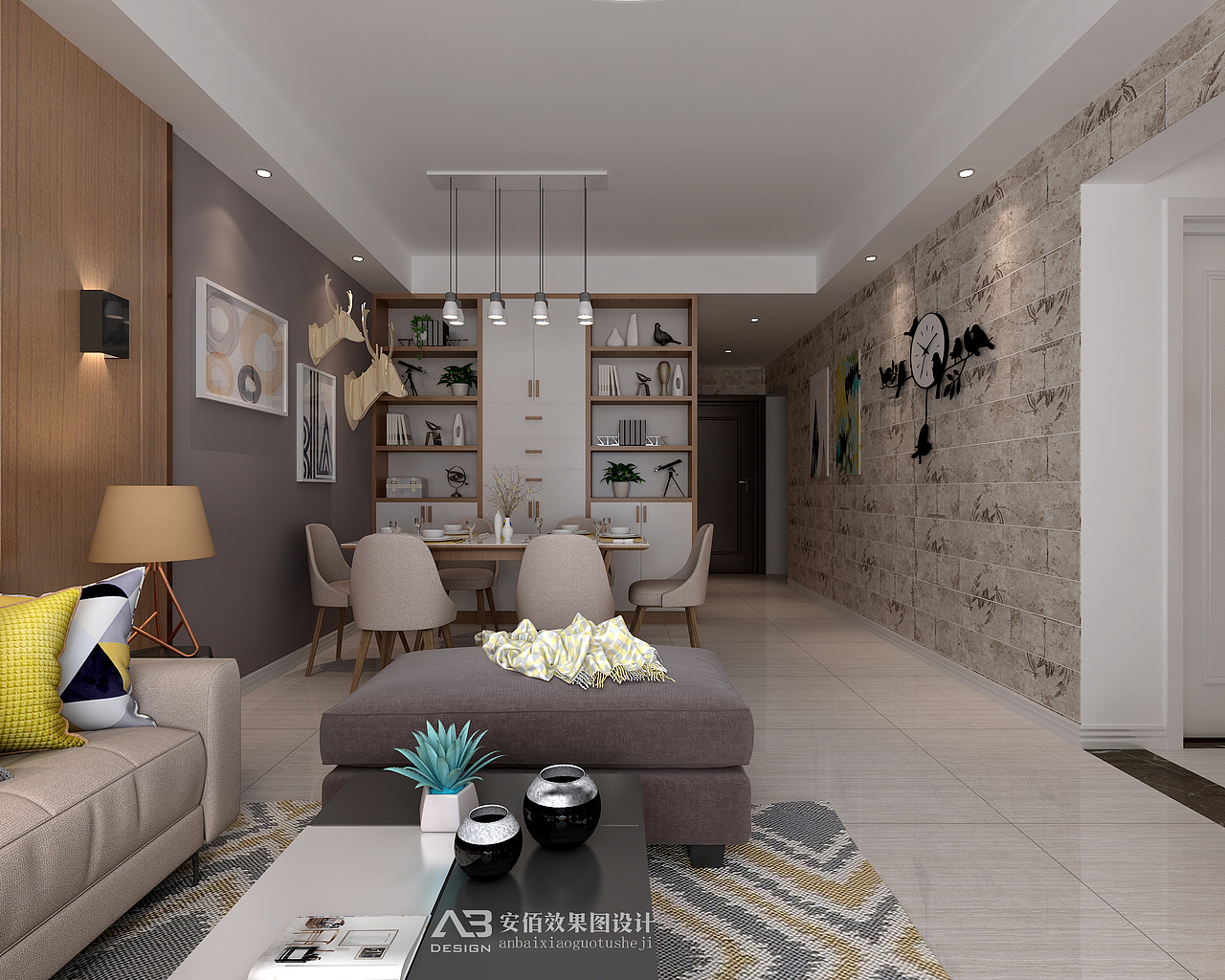 简单的素色现代（图ZOTg2OTgxMDQ=） - 家装设计 - 站酷设计师林悦室内设计原创素材 - 站酷ZCOOL