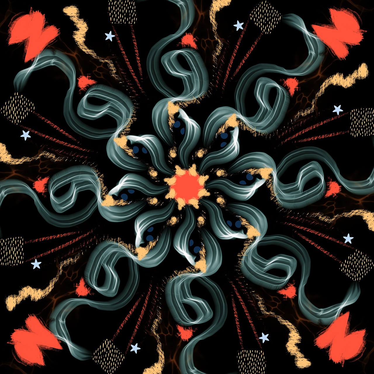 丝巾图案设计（图ZMjcyNjY2NDg0） - 图案 - 站酷设计师黑月NING原创素材 - 站酷ZCOOL