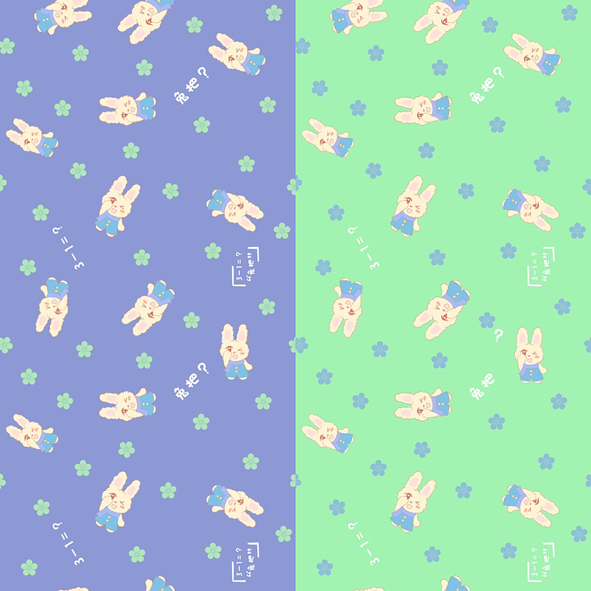 成稿待出｜萌兔团设计二（含样机展示）（图ZMzI2MzAwNTI4） - 商业插画 - 站酷设计师菜佬妮妮子NICOLE原创素材 - 站酷ZCOOL