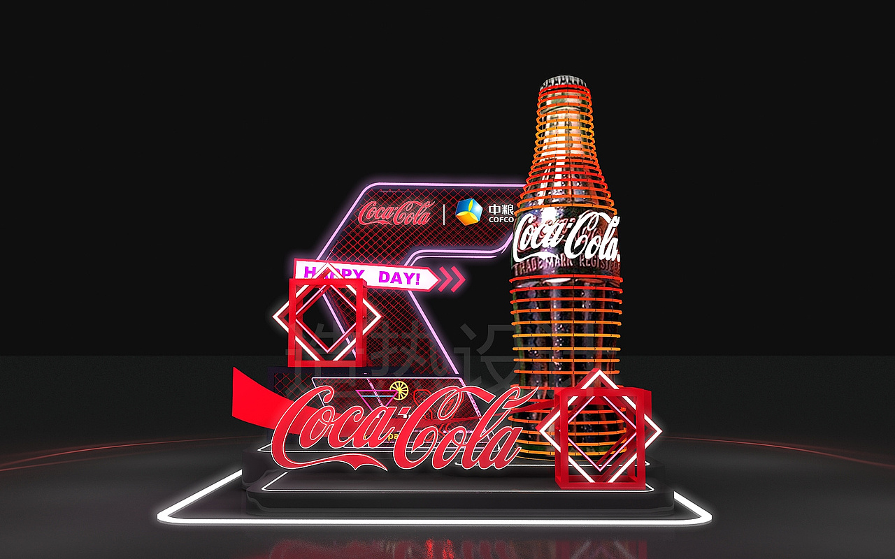 可口可乐美陈（图ZMjcwNjM1NzA0） - 其他三维 - 站酷设计师造热设计原创素材 - 站酷ZCOOL