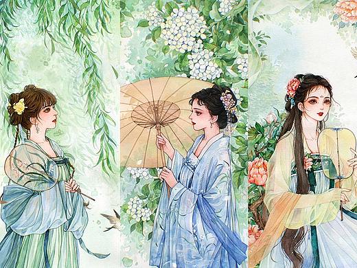 袅娜少女羞 岁月无忧愁