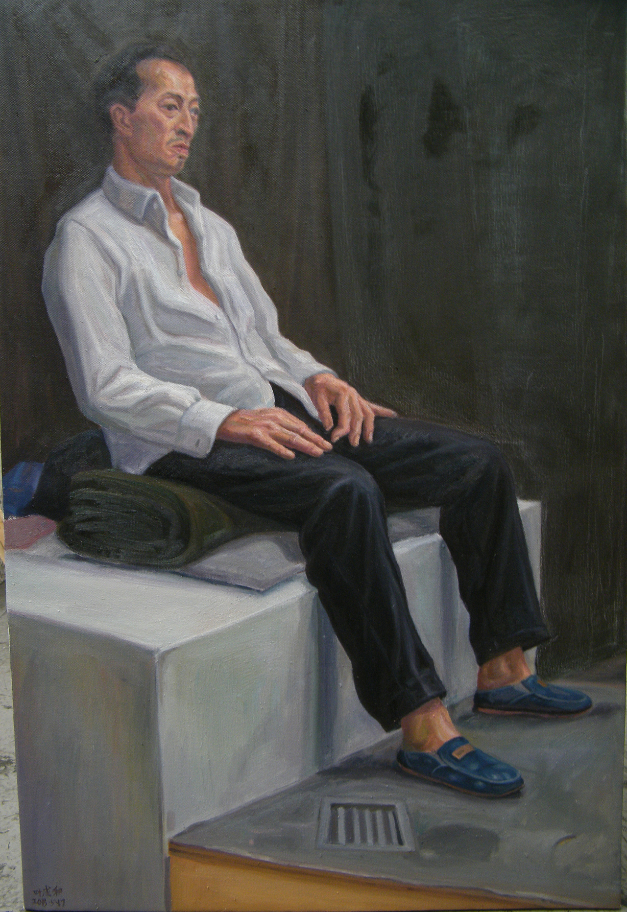 对望no1布面油画6090cm叶成和2013年