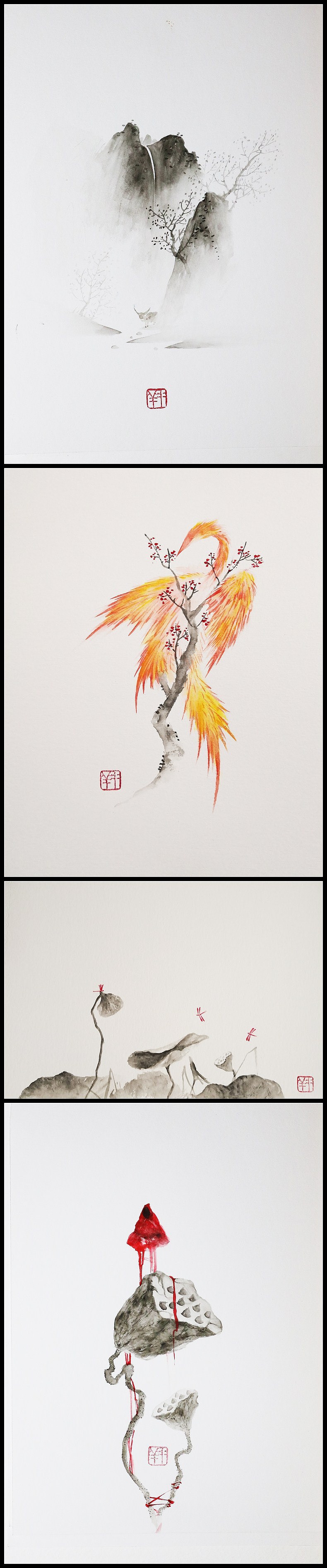 【縛海集】——副圖（图ZMTEzNDIxNjQ0） - 绘画 - 站酷设计师翔魚原创素材 - 站酷ZCOOL