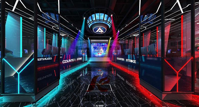 湖南电竞酒店设计案例_湖北电竞酒店装修_电竞酒店装修（图ZMTg3MjU4MDA0） - 家装设计 - 站酷设计师网咖电竞酒店设计原创素材 - 站酷ZCOOL