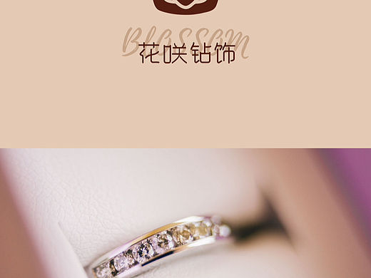 花咲钻饰,珠宝行业logo设计