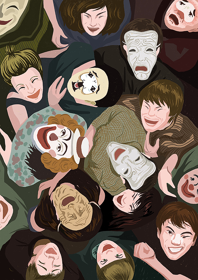 风尚志,喜剧的变迁插画报道