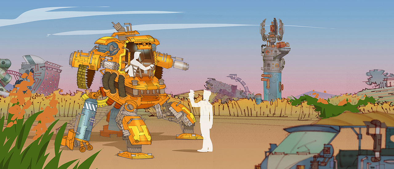 「农田机甲乐园」概念草图 (初稿)