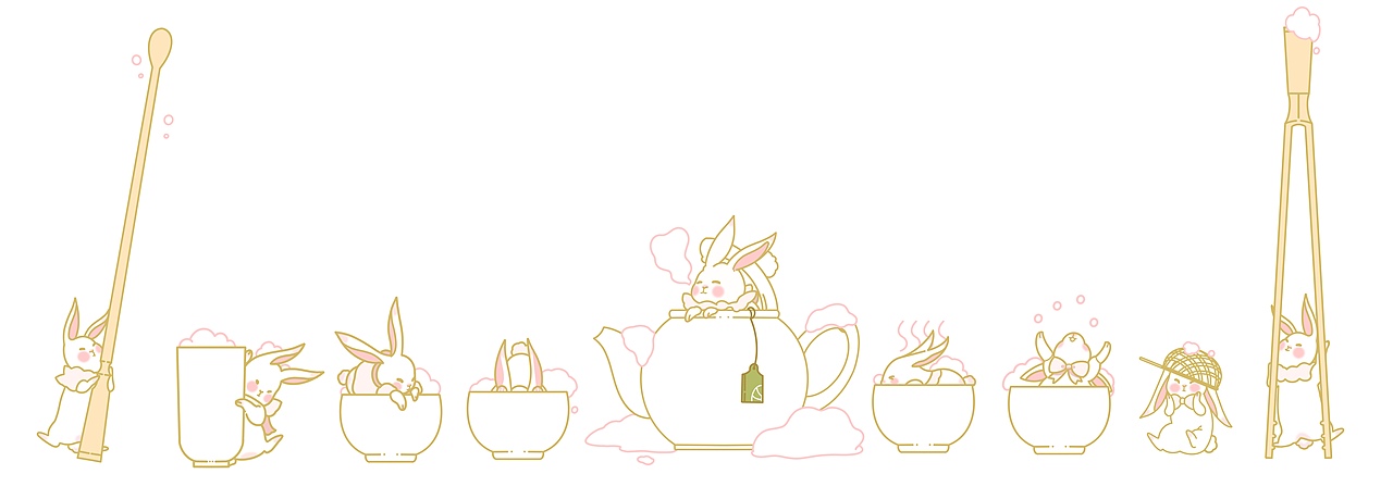 茶兔兔（图ZMTkyNjk0NTky） - 创作习作 - 站酷设计师豆豆油原创素材 - 站酷ZCOOL