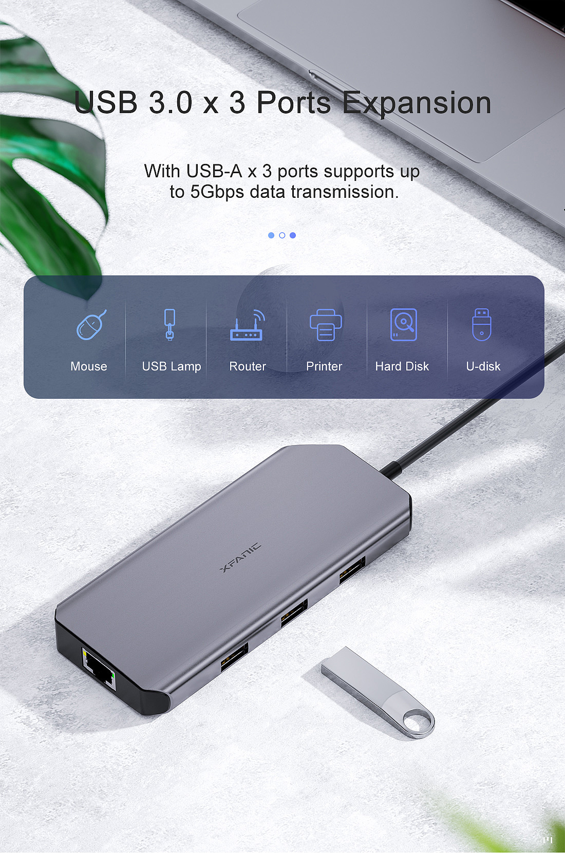 type-c hub（图ZMjQ2OTA3MTU2） - 电子产品 - 站酷设计师XFANIC原创素材 - 站酷ZCOOL