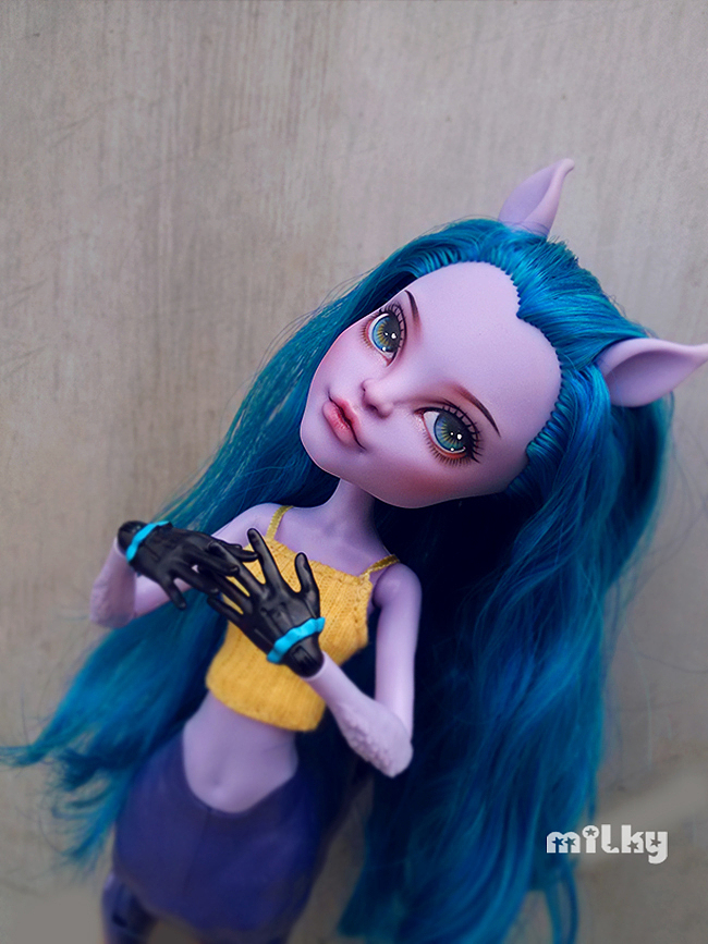 2015 Monster High 怪物高中娃娃 妆图（图ZMzg5MDc3NjA=） - 工艺品设计 - 站酷设计师米可mk原创素材 - 站酷ZCOOL