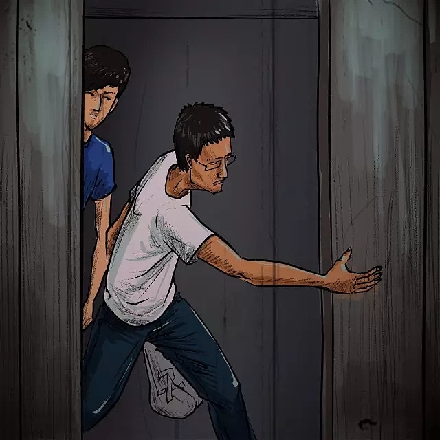 熊猫怪谈电梯里的黑衣女子