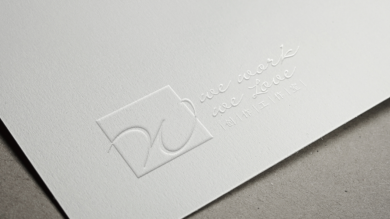 we work we love LOGO设计