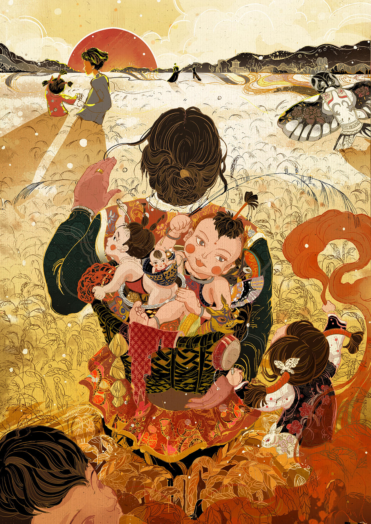 2019年度总结｜乘川｜国风文化系列作品（图ZMTkyMDYwMTY0） - 商业插画 - 站酷设计师乘川原创素材 - 站酷ZCOOL