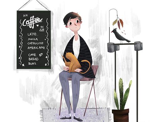 小場(chǎng)景練習(xí)（個(gè)人主頁(yè)-ZMzMyNzA1NjA=） - 兒童插畫 - 站酷設(shè)計(jì)師小雨人Meng原創(chuàng)素材 - 站酷ZCOOL