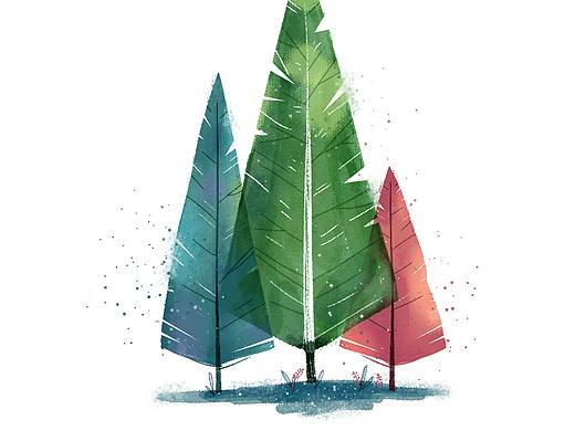 小树插画（个人主页-ZMzcyNDA4ODg=） - 创作习作 - 站酷设计师wxf112原创素材 - 站酷ZCOOL