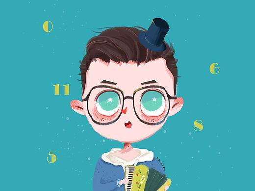 球球的老头（个人主页-ZNDI1MTIwNDA=） - 儿童插画 - 站酷设计师饼干主子原创素材 - 站酷ZCOOL