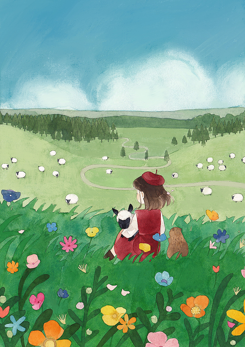 万赞歌系列插画